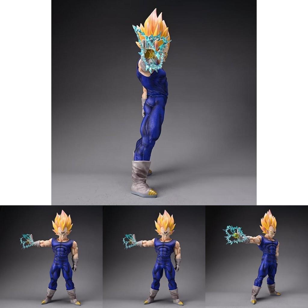 Dragon Ball Gk Super Saiyan Majin Vegeta Pvc Figurine Stunning Dual Head Design
