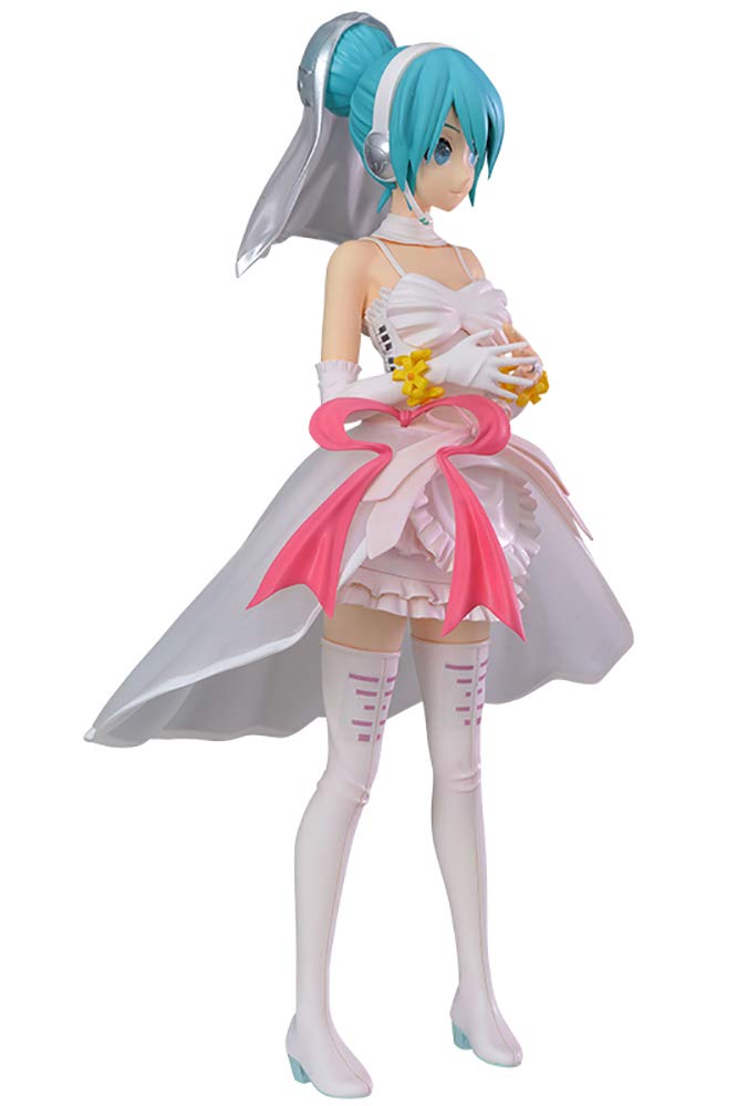 SEGA Hatsune Miku Project DIVA Arcade Future Tone Super Premium Figure Miku White "Hatsune - Dress"