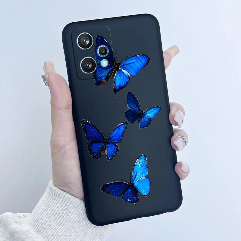 For Realme 9 Pro Plus Phone Case RMX3392 RMX3393 Flower Girl Design Soft Silicone TPU Back Housing For Realme9 4G RMX3521 Covers