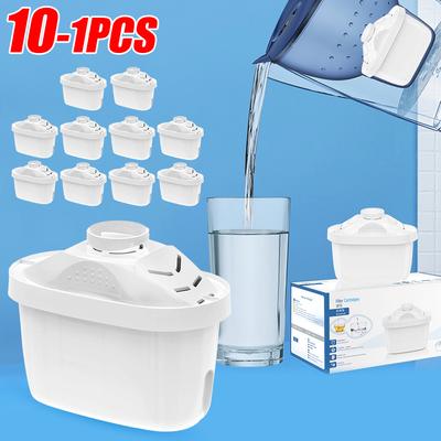 Cartouches pour Pichet Filtrant Multiples Filtrations Cartouches Filtrantes de Rechange Filtre à Eau à Charbon Actif pour Maison Cuisine
