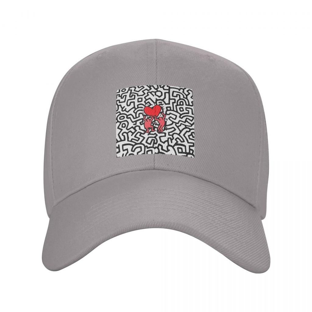Cappellini da Baseball Geometrici Haring Graffiti Migliori Amici Moda Uomo Donna Cappelli Cappellino da Esterno Cappellino da Baseball Hip Hop Casquette