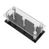 2 Pcs Golf Ball Display Stand Acrylic Metal Golf Ball Holder for Home Study Living Room Office Sports Center
