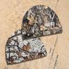 Retro Hip-Hop Camouflage Leaf Print Pullover Hat Trendy Personalized Street Casual Fashionable Cap