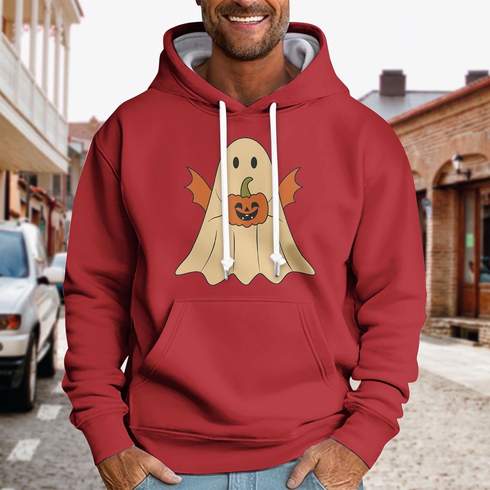 

Спортивный костюм с капюшоном, унисекс, одежда для бега, пуловер с длинными рукавами, толстовка с капюшоном L красный