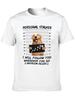 Top Short Sleeve Prison Dog, Golden Retriever Anime T Shirt Hip Hop Fashion Country Music Movie Peripheral