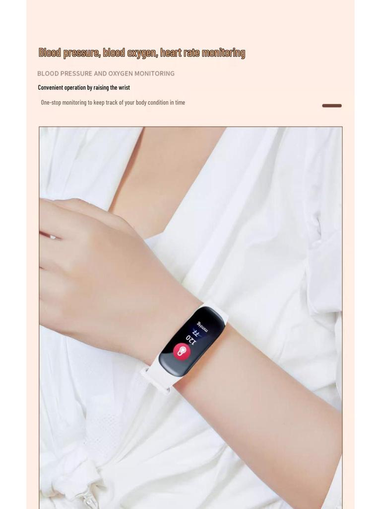 Women's Multifunctional Sports Smartwatch - Heart Rate & Blood Pressure Monitor, Ideal Fashion Gift for Girlfriend or Wife