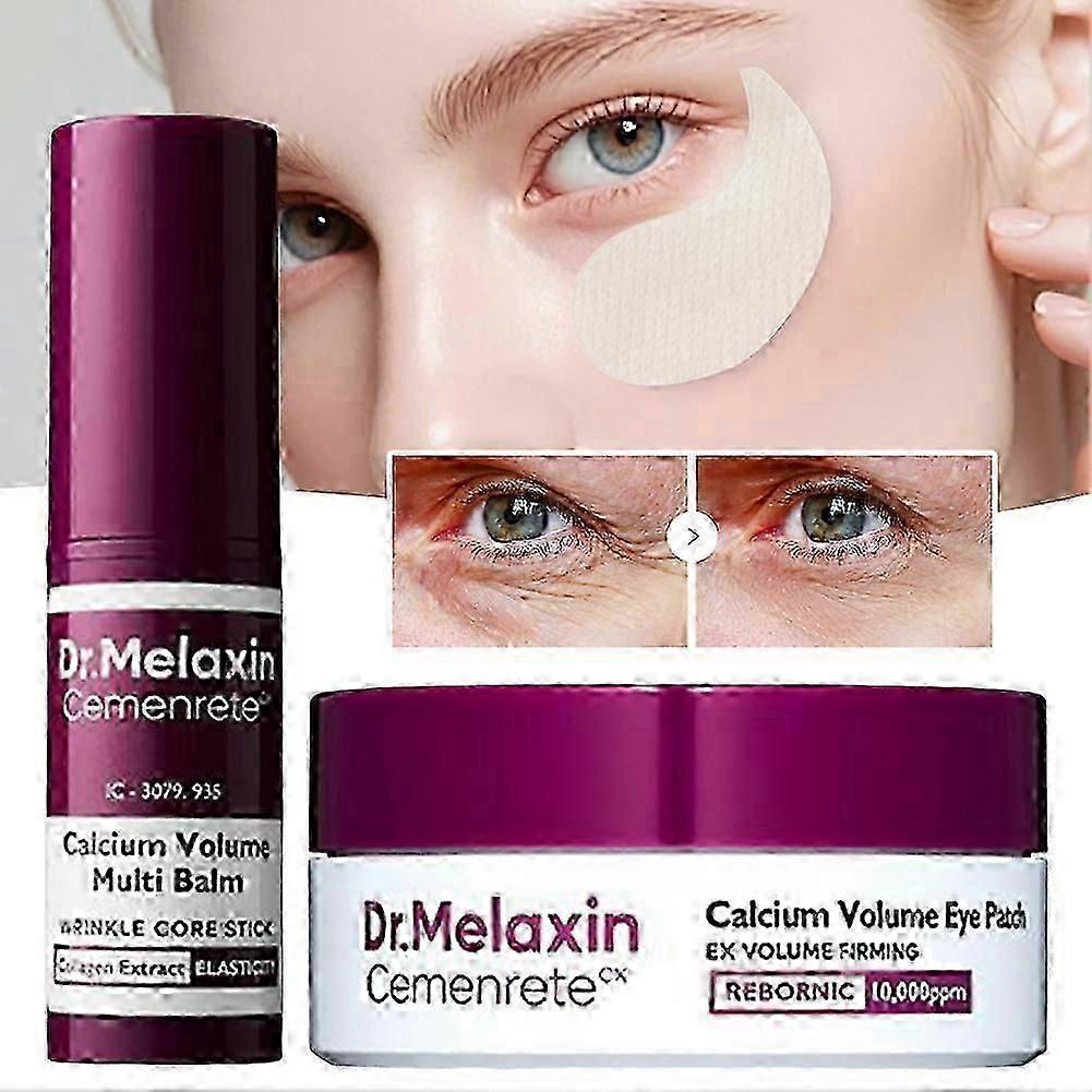 Calcium Volume Multi Balm with Eyes Patch Anti Aging Skin Care Kit Deep Hydration for All Skin Types Daily Use  New Arrival S03