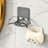 Fold-Flat Design Sponge Holder Silicone Dish Scrubber Rack New Sink Storage Rack  Home Use