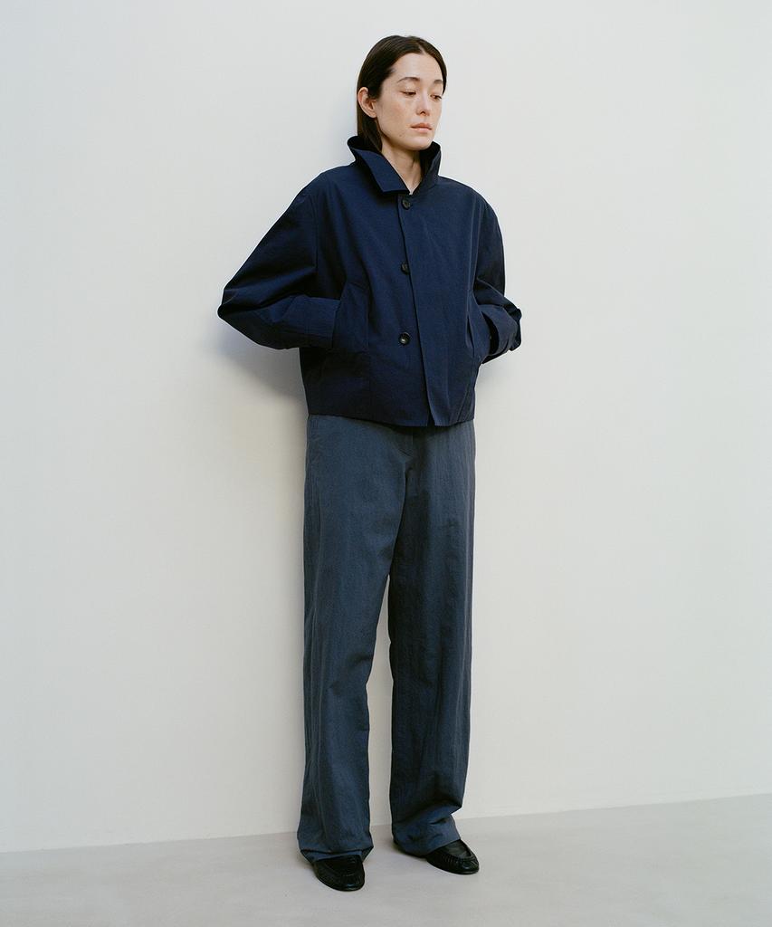 Beullaengkeulumumeon Washed Roll-Up Pants_Blue