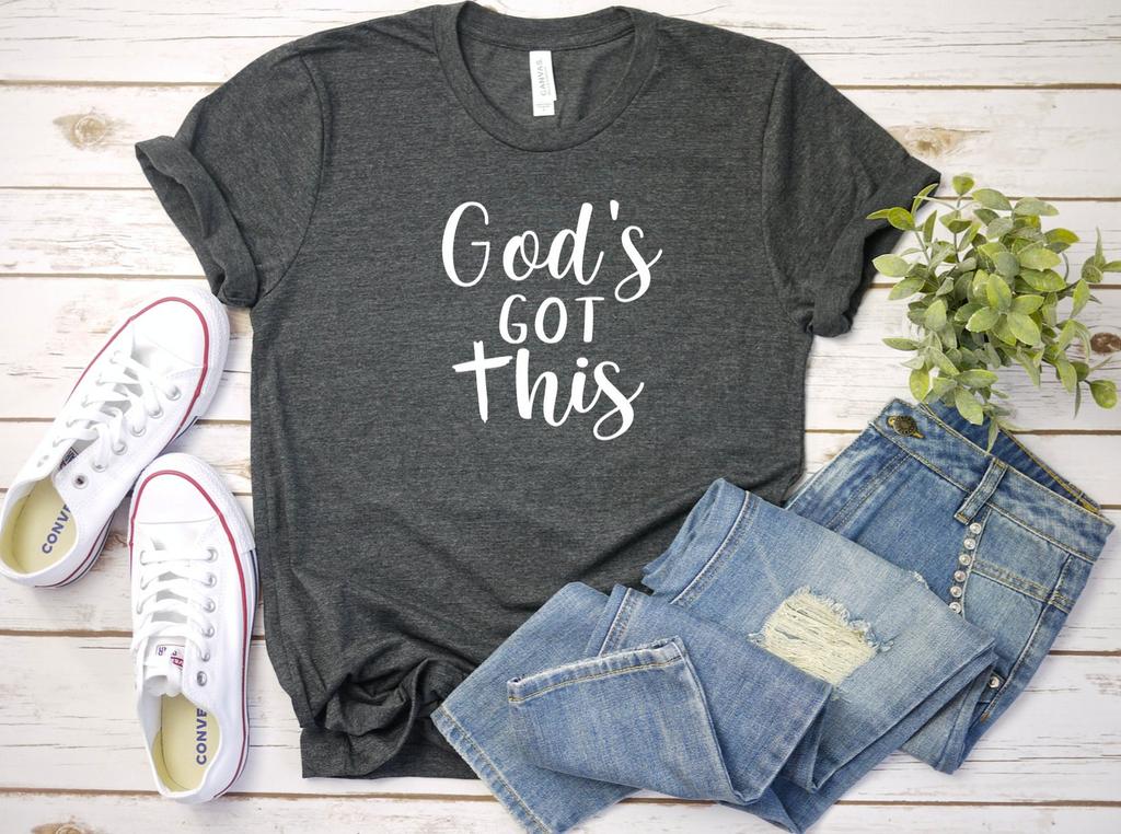 God's Got This Graphic Tee, Short Sleeve, Unisex, Religion, God, Faith