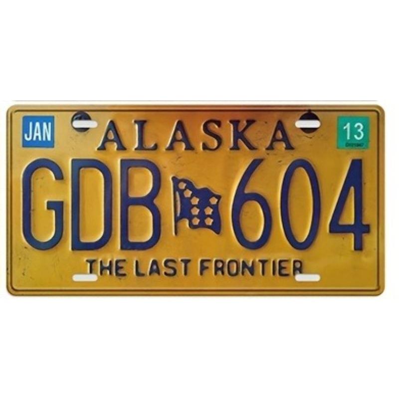 New York Souvenir License Plate, Metal Auto Decor 15x30cm