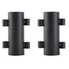 2 Pcs Lightweight Canopy Pole Holder Metal Camping Pole Stand Awning Rod Holder  Fishing Trip