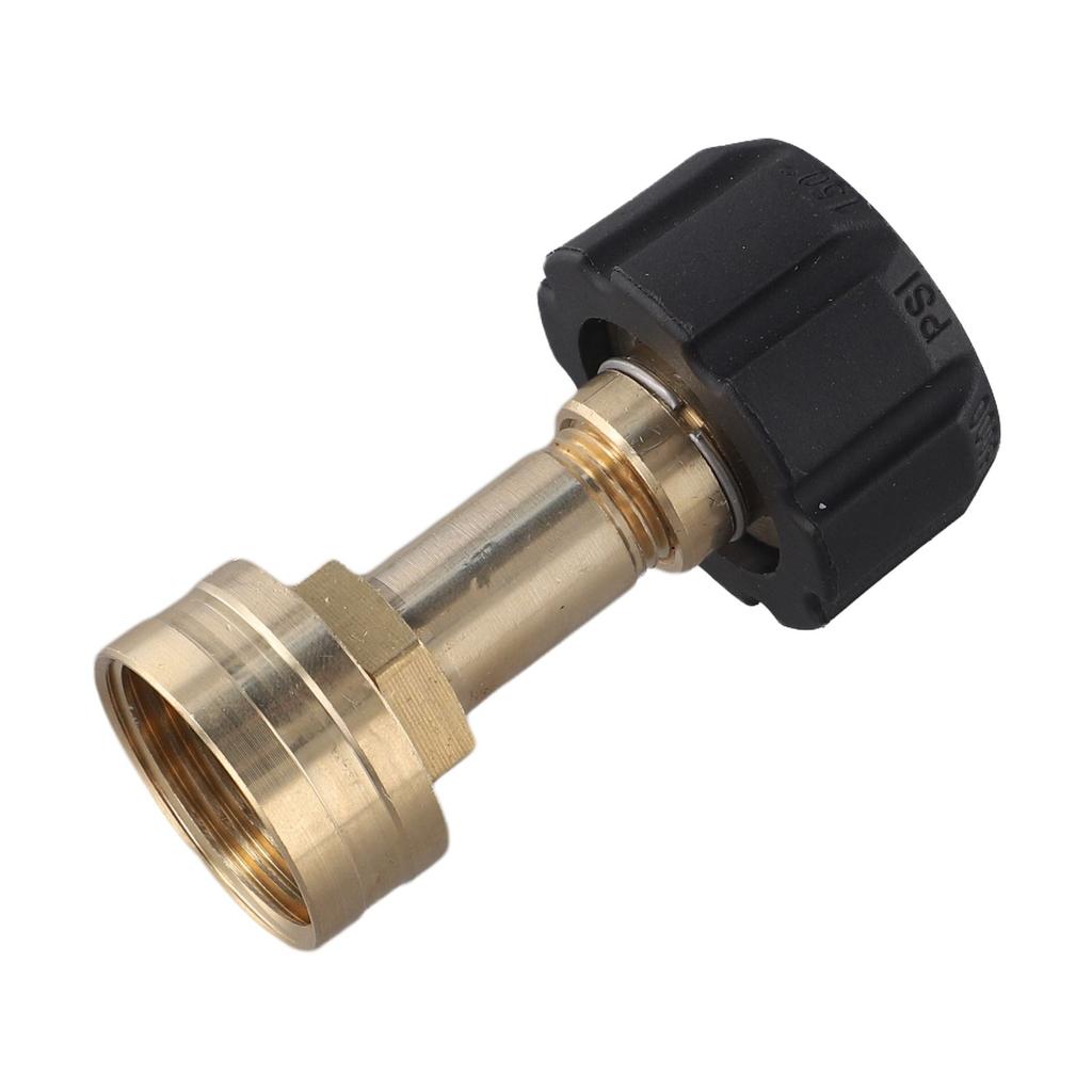 Quick Connect Fitting Pressure Washer Connector Brass And Plastic Construction Outdoor Equipment Accessory As Picture