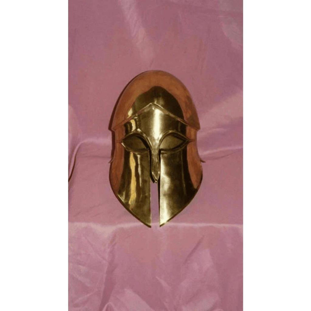 Medieval Greek Corinthian Helmet Spartan European Solid Brass Antique Helmet