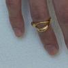 Ahjeong Erode Mini Ring. Gold