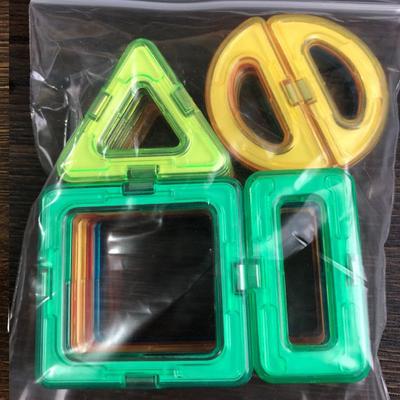 Solu Образовательные игрушки Магнитный дизайнер Магнитные строительные блоки 20шт Строительный набор DIY Магнитные игрушки для детей Подарки