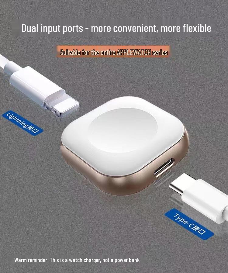 5W Fast Charger for Apple iWatch Series 5-8: Magnetic Wireless & Portable