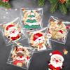 100 Pcs Variety Pack: Christmas OPP Self-Adhesive Bags for Sweets, Snacks, Cookies & Pastries