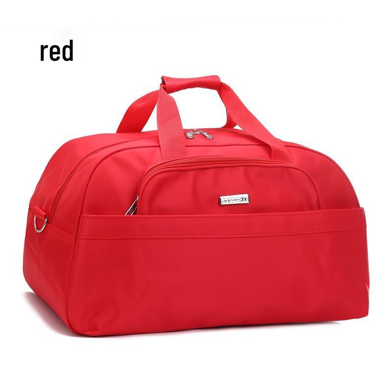 

Large Capacity Red Travel Bag - Unisex Single Shoulder Wedding Luggage, Customizable Logo Small красный