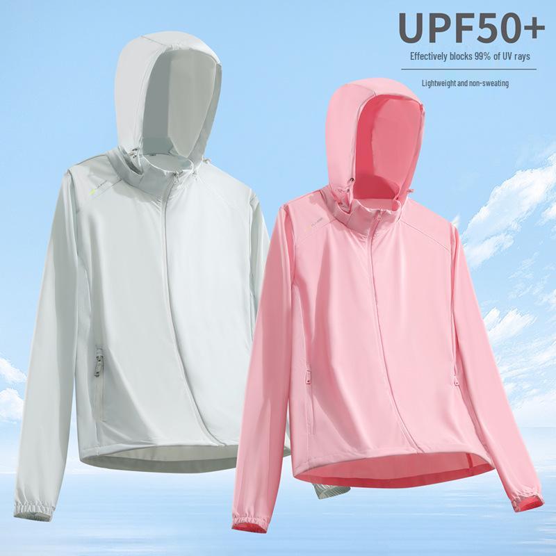 

Куртка из ледяного шелка UPF50+ дышащая с защитой от УФ-лучей для мужчин и женщин - летняя одежда для улицы 2XL