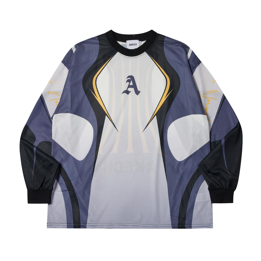 Akesi Speedy Mesh Jersey Long Sleeve - Grey