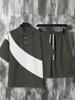 Summer Casual Sports Set - Short Sleeve & Shorts