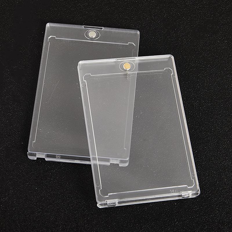 1 ULTRA-PRO ONE-TOUCH Magnetic 35PT UV Protected Card Holders As Picture In