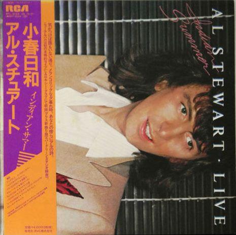 LP Record AL STEWART  Live  Indian Summer RPL302425 RCA 1981 Japan Rock Used