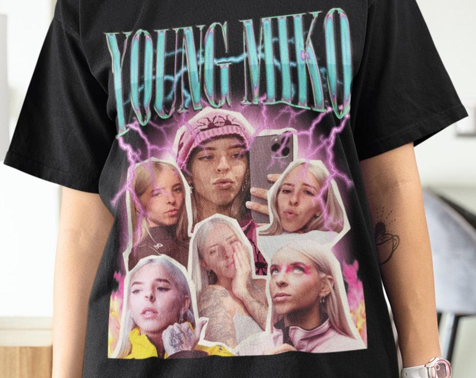 Young Miko Unisex T-Shirt | Reggaeton Artist Shirt | Young Miko Tee | Young Miko Fan Shirt | Puerto Rican Shirt | Reggaeton Trap Shirt Gift S
