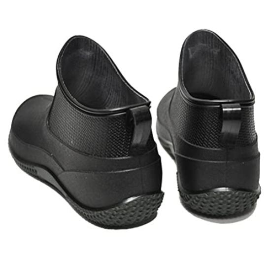 Mitsuuma Veil North Rain Boots Suitable for Outdoors Size 7090, Waterproof, Lightweight, Short, Unisex, Hokkaido, (Black, 24.0 Cm)