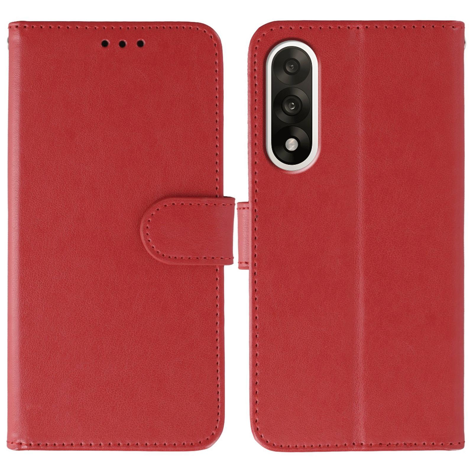 

Для OnePlus Ace 5 Ultra 5G/Nord 5 5G Чохол PU Шкіра Відкидний Гаманець Чохол для Телефону з Ремінцем Red