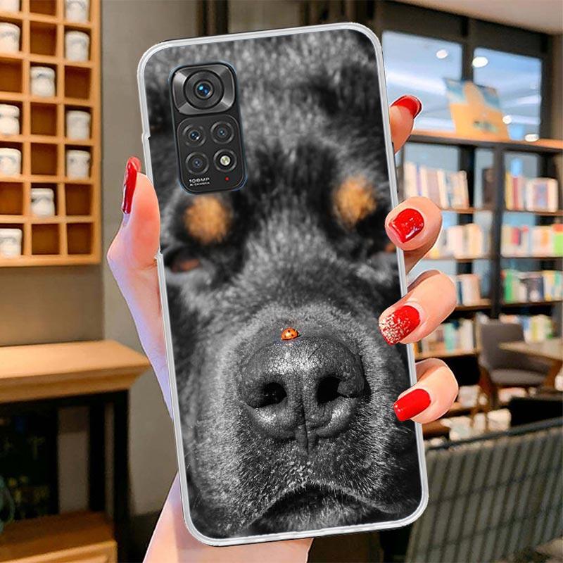 Rottweiler Dog Cover Phone Case For Xiaomi Redmi Note 15 14 13 12 11 10 Pro Plus 14S 12S 11S 11T 11E 10S Soft Fundas Shell Redmi