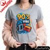 Retro 90s Style TShirt Cassette Tape And Headphones Graphic Printed Shirt Unisex Unisex Fashion Casual Crewneck Cotton Tee Tops