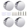 4Pieces Mirror Support Clip Sturdy Zinc Alloy Materials for Home Decoration and Interior Designs Projects Supplies