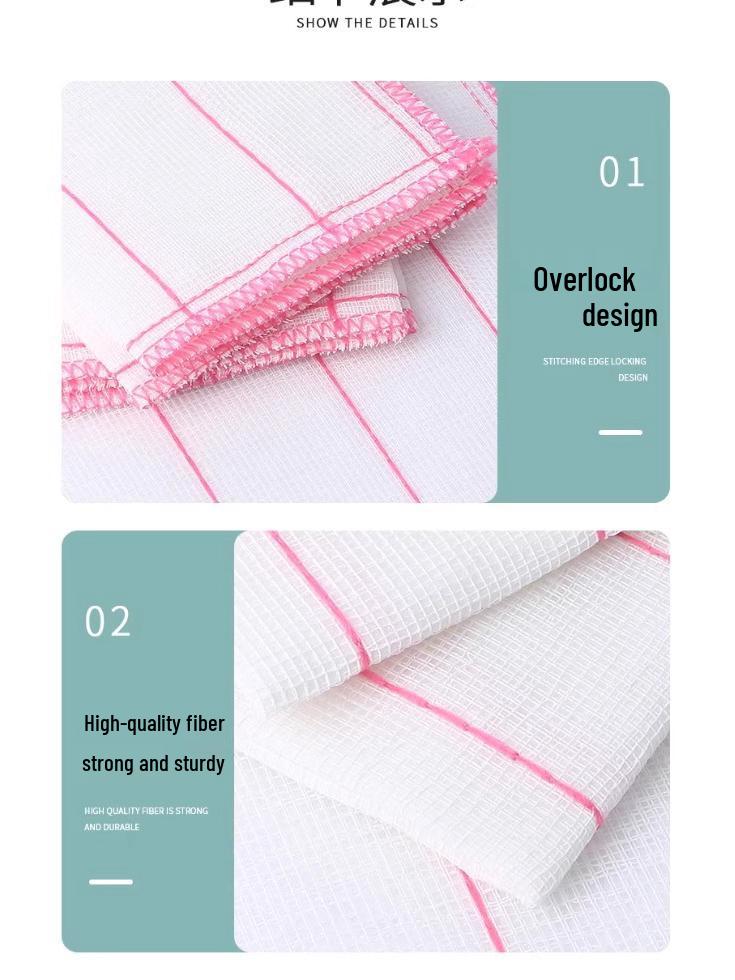 Non-Stick Oil Dishcloth: Absorbent, Lint-Free Linen Kitchen Towel for Easy Cleaning