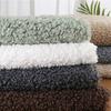 50x50cm Thicken Imitation Middle Sheep Roll Wool Plush Fabric for Cotton Doll Hair Cloth Plush Toy Handmade DIY Clothing Fabric
