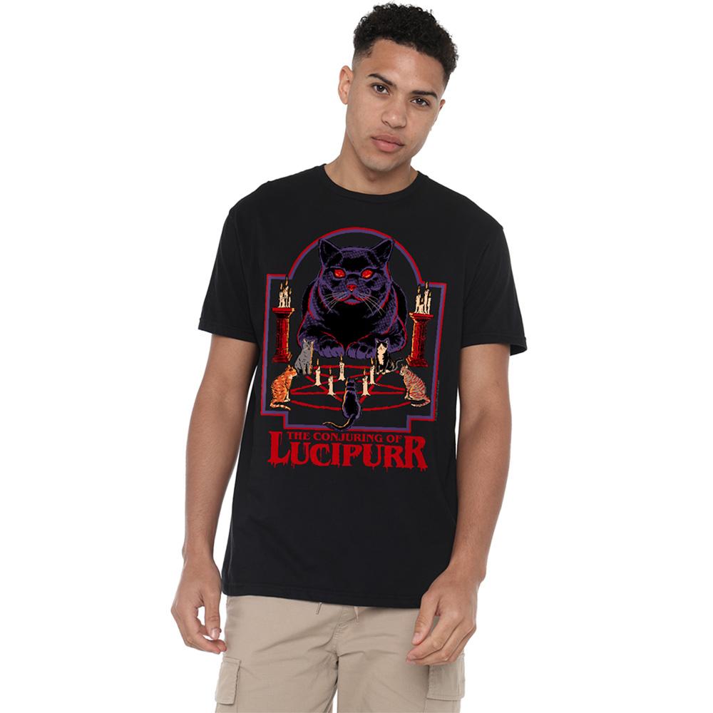 Steven Rhodes Unisex Adult Lucipurr T-Shirt