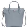 Fashion Commuter Versatile Logo PVC Shoulder Crossbody Tote Bag Small Women Bags Gray Blue NF2609PO-Q48
