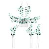 Handmade Crystal Hair Comb Set With Hairpin Earrings Bride Wedding Party Vintage Style