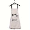 Woman Canvas Apron for Waterproof Oil-Proof Adult Male Female Couple Style Cooking Work Clothes Light and Thin Household Kitchen