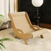 Sisal Cat Scratcher Bed Elegant Sturdy Cat Lounge Chair Rocking Cat Scratch Chair Pet Multi-Functional Scratcher Beach Chair