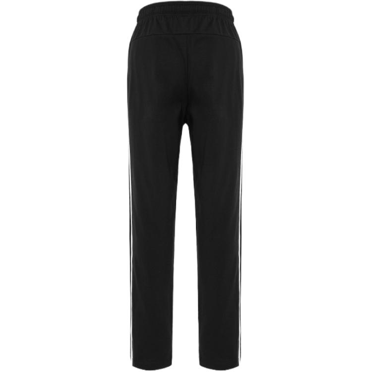 Adidas New Chinese Style Floral Embroidery Outdoor Versatile Side Stripe Vintage Knitted Sports Pants Unisex Pants Black DU0456(TEAM702-DU6)