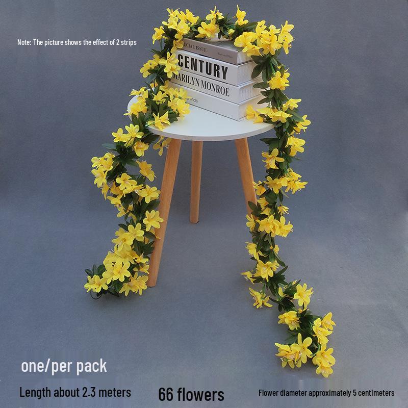 Artificial Rose Vine for Wedding Arches, Staircase Railings, and Ceiling Decor