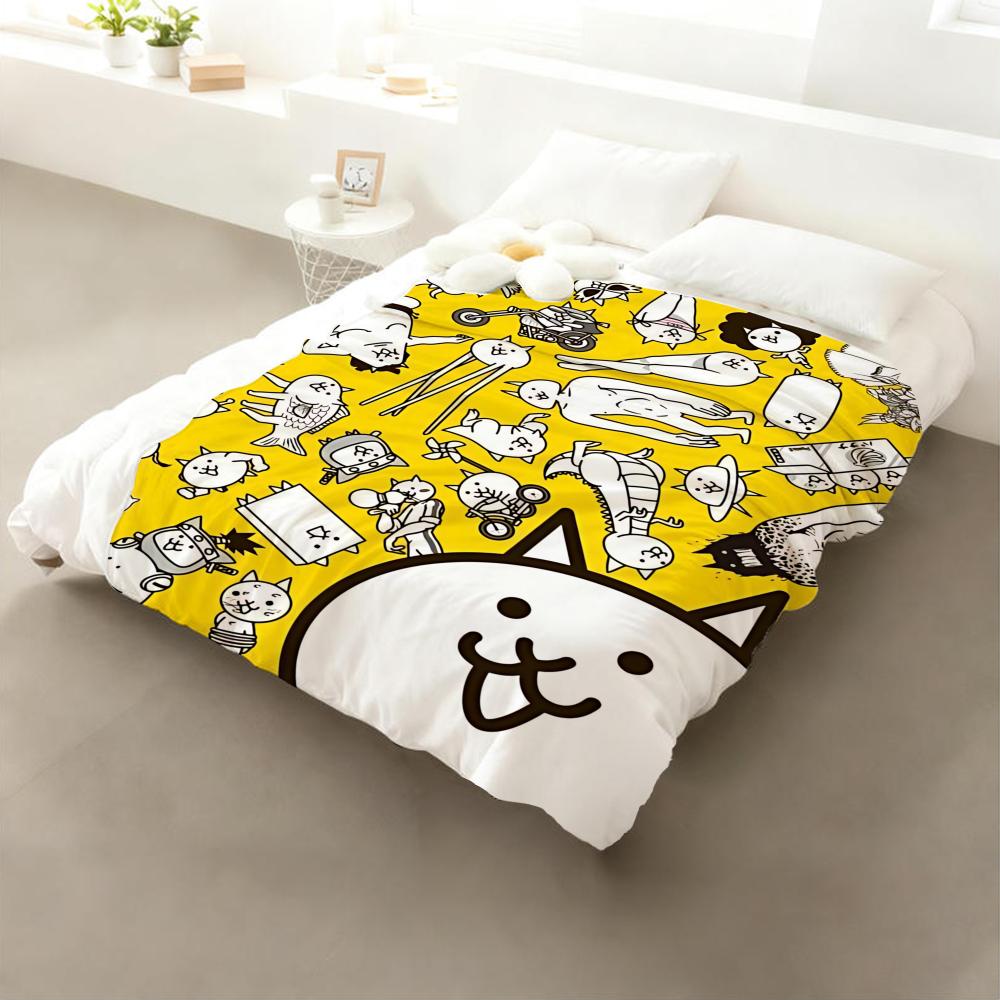 Coperta in Flanella The Battle Cats: Morbido Amico dei Bambini Caldo Antistatico Tutte le Stagioni Lavabile Divano Letto Casa