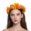 Simulation flower headband bohemian flower wreath headband travel seaside photo party headgear