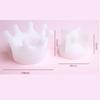 Cute Crown Jewelry Storage Box Epoxy Resin Casting Silicone Mold Craft Tools, White