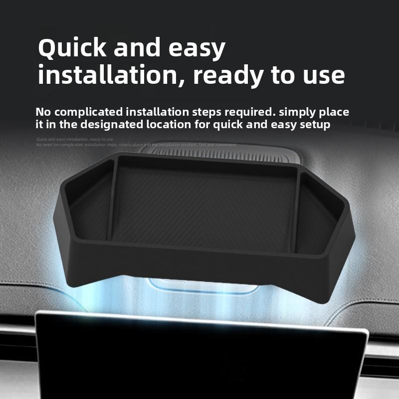 For Chery Tiggo 5 OMODA C5 Silicone Organizer Central Control Screen Rear Storage Box Car Interior Accessories Dashboard