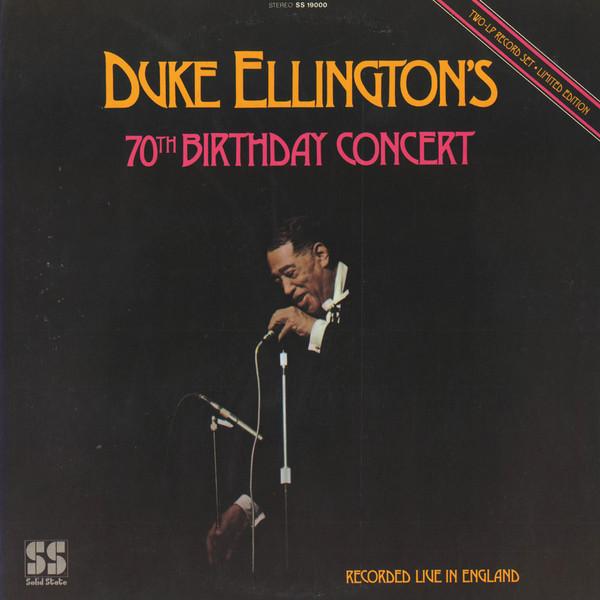 

LP Record DUKE ELLINGTON Duke Ellingtons 70th Birthday Conc SS19000 SOLID STATE 1970 US Jazz Used