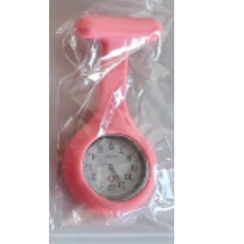 

Силиконовые карманные часы для медсестры с логотипом - Медицинские подвесные нагрудные часы розовый