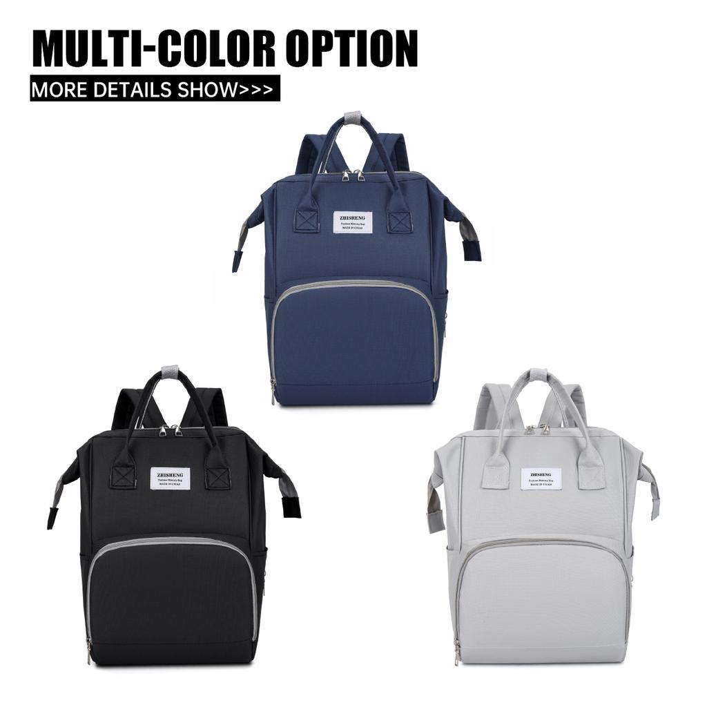 Mommy Bag, Small Size, Lightweight for Outings, Portable, Double Shoulder Mother and Baby Backpack, Stylish, High-Looking, Waterproof,